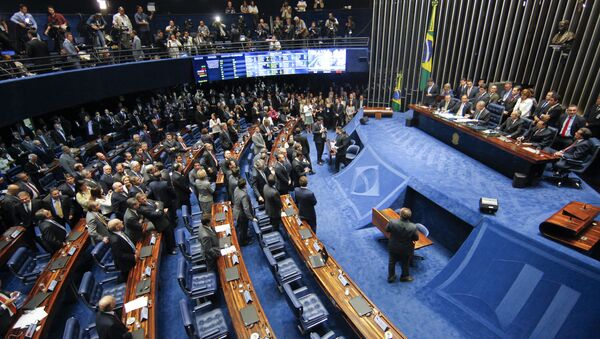 Afastamento de Dilma Rousseff é aprovado no Senado - Sputnik Brasil