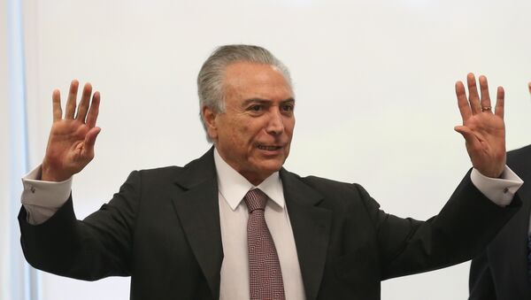 Michel Temer - Sputnik Brasil