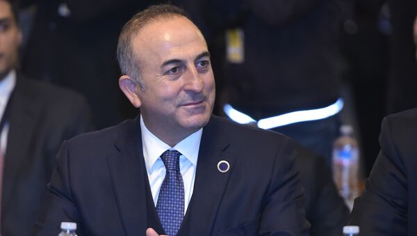 O Ministro das Relações Exteriores turco Mevlut Cavusoglu  - Sputnik Brasil