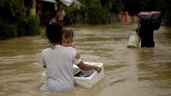 Catástrofe natural nas Filipinas - Sputnik Brasil