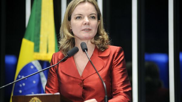 Senadora Gleisi Hoffmann - Sputnik Brasil