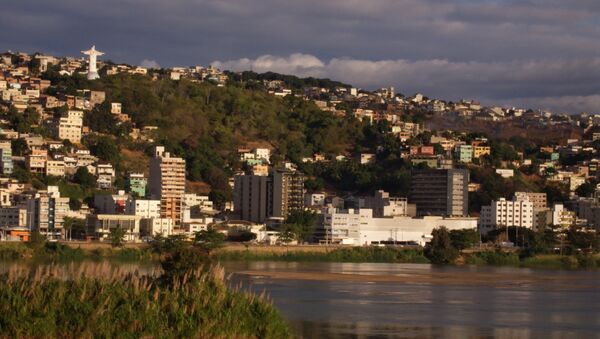 Vista sobre a cidade de Colatina, Espírito Santo, Brasil - Sputnik Brasil