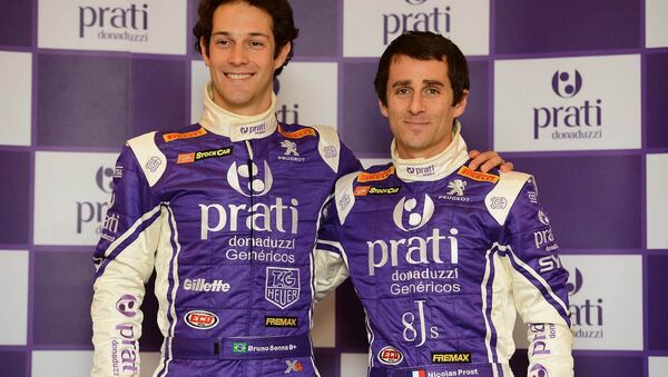 Bruno Senna e Nicolas Prost. - Sputnik Brasil