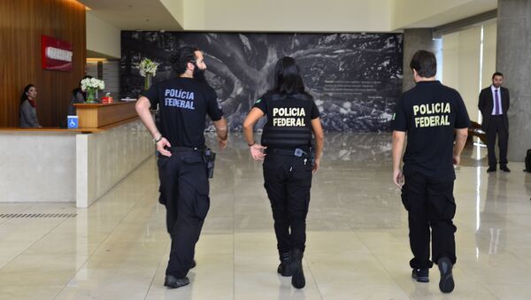 Polícia Federal em ação na Construtora Odebrecht em São Paulo. - Sputnik Brasil