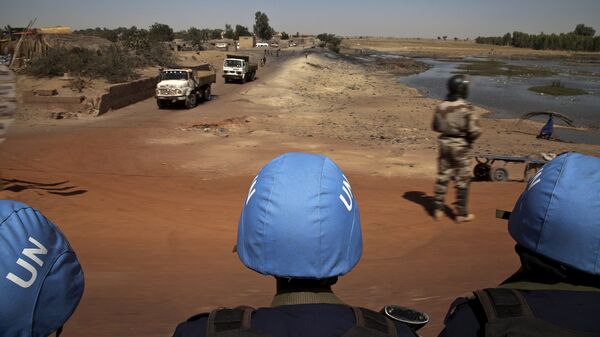 Soldados de manutenção da paz da Organização das Nações Unidas (ONU) no Mali (foto de arquivo) - Sputnik Brasil