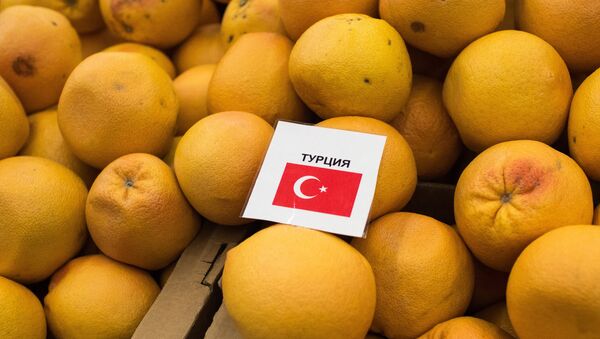 Russia bans imports of fruits, vegetables from Turkey - Sputnik Brasil
