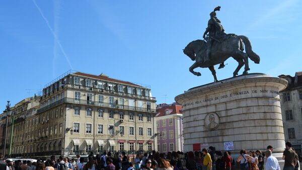 Manifestações em Lisboa (Portugal) - Sputnik Brasil