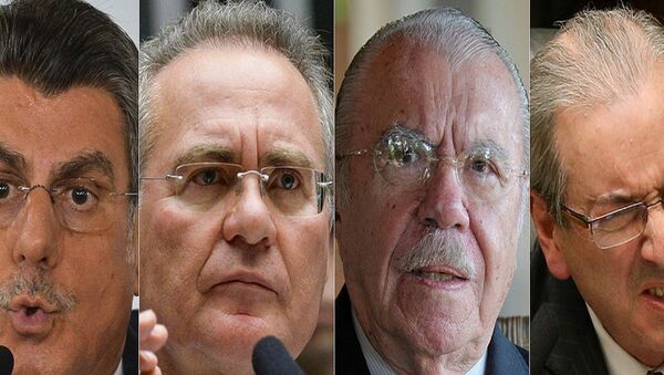 Rodrigo Janot pede prisão de Romero Jucá, Renan Calheiros, José Sarney e Eduardo Cunha - Sputnik Brasil