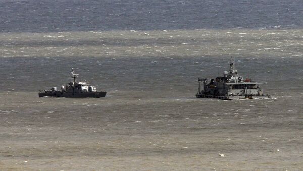 Navios de guerra da Coreia do Sul patrulham perto da ilha Yeonpyeong em 23 de novembro, 2011 - Sputnik Brasil