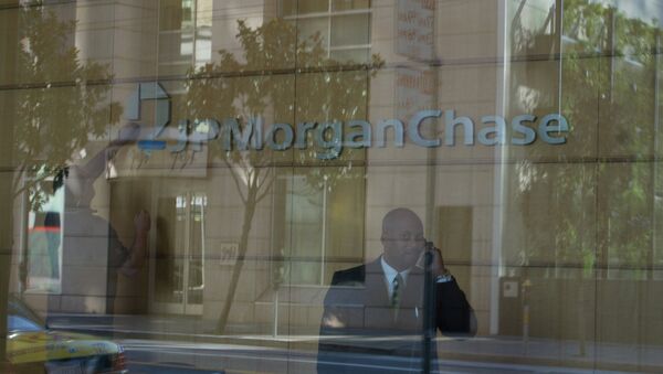 Одно из отделений банка JPMorgan Chase в Сан-Франциско - Sputnik Brasil