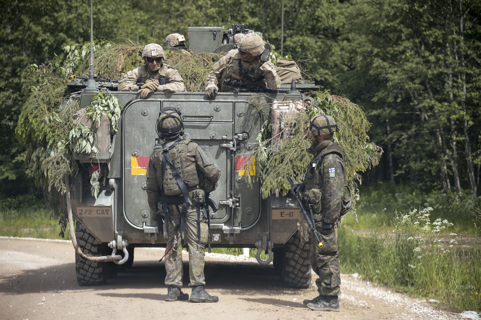 Exercícios militares da OTAN Saber Strike 2016, na Estônia - Sputnik Brasil, 1920, 22.09.2022