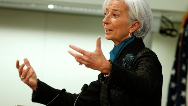 A diretora de FMI, Christine Lagarde - Sputnik Brasil