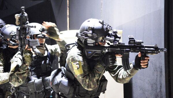 Exercício anti-terrorismo de forças especiais brasileiras - Sputnik Brasil