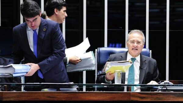 Presidente do Senado, Renan Calheiros diz que não mudará lei da delação premiada durante sua gestão - Sputnik Brasil
