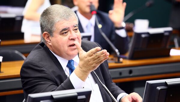 Deputado Carlos Marun, do PMDB/MS, em reunião do Conselho de Ética - Sputnik Brasil