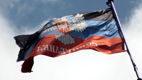 A bandeira da República Popular de Donetsk - Sputnik Brasil