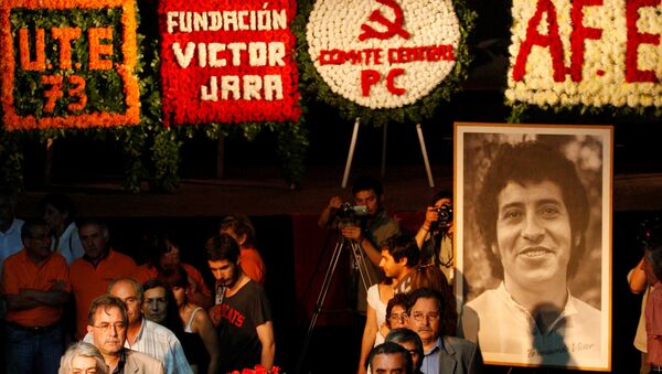 Memorial de músico Víctor Jara - Sputnik Brasil