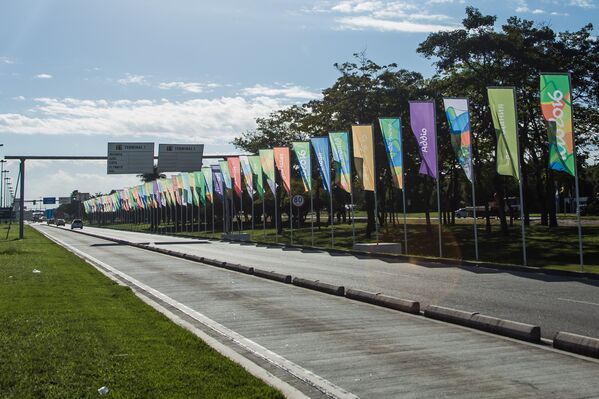 Cores olímpicas ganham as ruas do Rio - Sputnik Brasil