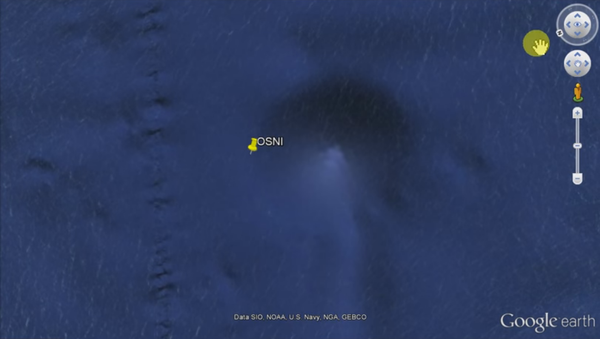 OSNI - Objeto submarino não-identificado: Pirâmide encontrada no fundo do Ocenao Pacífico por internauta argentino - Sputnik Brasil