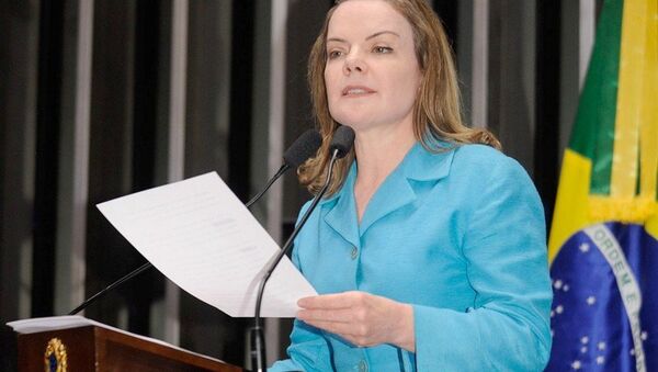Senadora Gleisi Hoffmann acusa governo Temer de colocar o Mercosul em risco - Sputnik Brasil