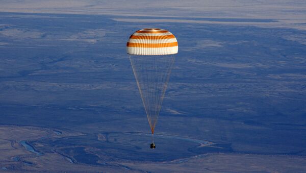 Módulo de retorno da nave Soyuz TMA-12 - Sputnik Brasil