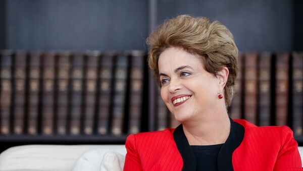 Presidenta Dilma Rousseff durante entrevista no Palácio Alvorada - Sputnik Brasil