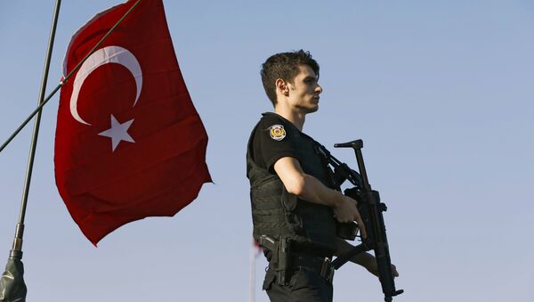 Um policial turco - Sputnik Brasil