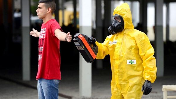 Preparação contra ataques químicos e nucleares para Rio 2016 - Sputnik Brasil