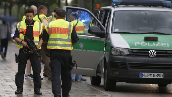Munich Police During Shooting - Sputnik Brasil