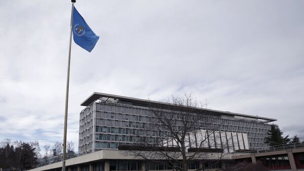 General view of the World Health Organization (WHO) headquarters in Geneva, Switzerland, February 1, 2016 - Sputnik Brasil
