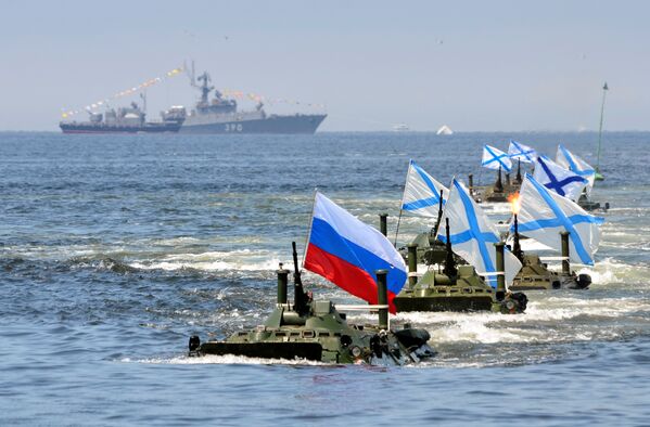 Dia da Marinha na Rússia: três séculos a proteger as fronteiras marítimas - Sputnik Brasil