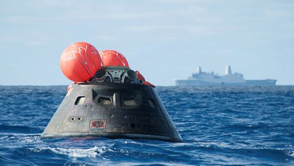 NASA testa amerissagem da nave espacial Orion - Sputnik Brasil