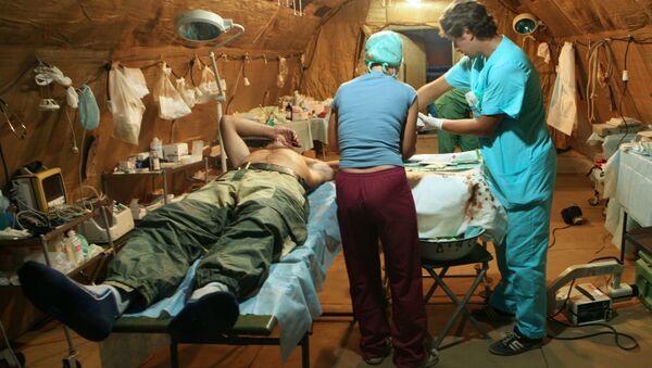 Operação no hospital de Tskhinvali, Ossétia do Sul (foto de arquivo) - Sputnik Brasil