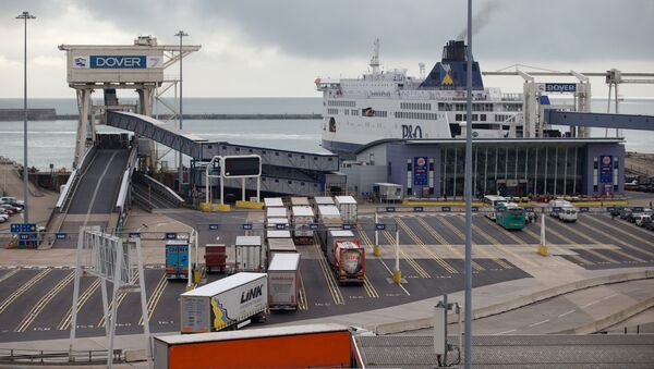 Porto de Dover, na Inglaterra, onde os traficantes foram detidos com 100 kg de cocaína - Sputnik Brasil