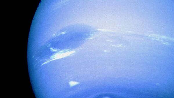 Netuno, a imagem foi feita pela nave robótica da NASA Voyager 2 - Sputnik Brasil