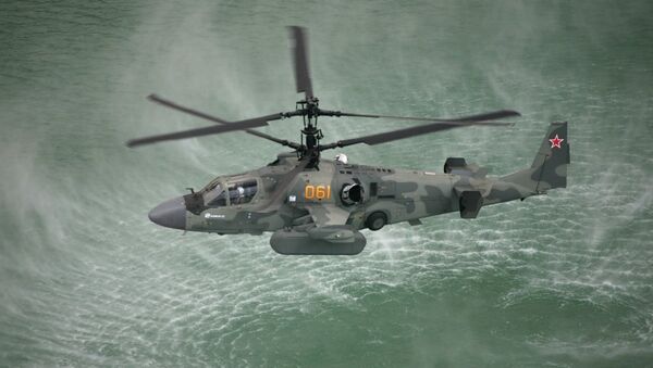 Helicóptero russo Ka-52 - Sputnik Brasil