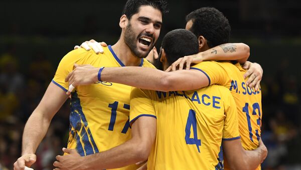 Brasil vence Argentina no vôlei - Sputnik Brasil