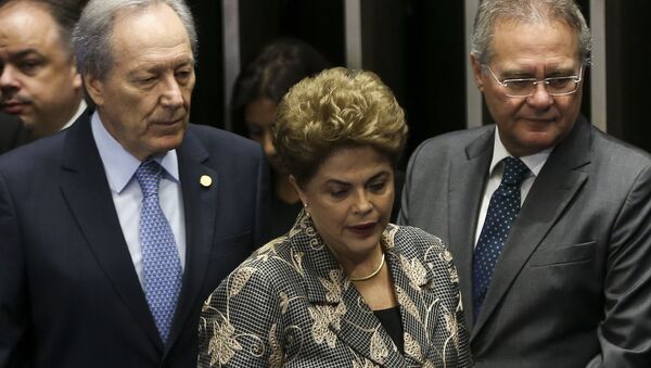 Dilma faz sua defesa no plenário do Senado - Sputnik Brasil
