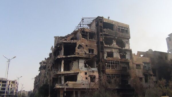 A cidade de Darayya destruída na Síria - Sputnik Brasil