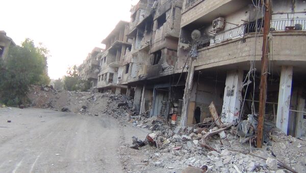 As ruinas da cidade de Darayya na Síria - Sputnik Brasil