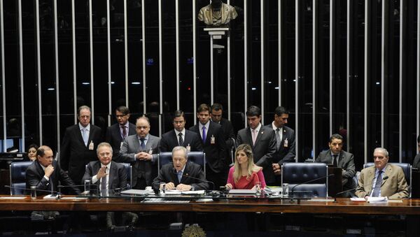 Julgamento de Dilma Rousseff no Senado Federal - Sputnik Brasil