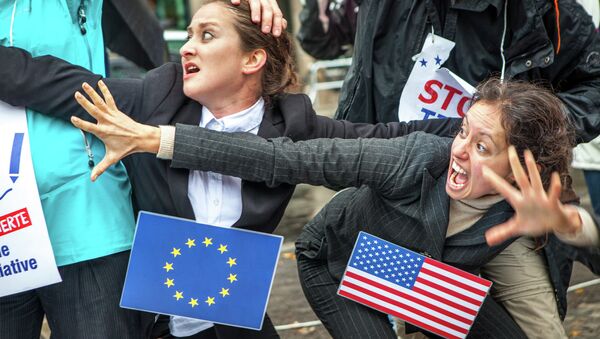 A UE e os EUA não conseguem alcançar uma solução mutuamente aceitável. - Sputnik Brasil