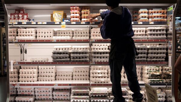 Ovos no hípermercado, Washington, EUA - Sputnik Brasil