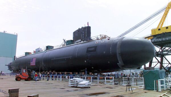 Submarino norte-americano Virginia SSN 774, Connecticut, EUA (foto de arquivo) - Sputnik Brasil