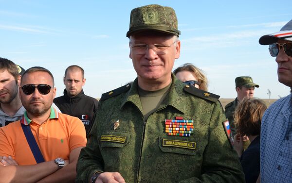 Major-general e representante oficial do Ministério da Defesa russo Igor Konashenkov - Sputnik Brasil