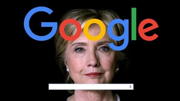 Manipulação da Google pode ter afetado opinião pública nos EUA em relação à presidenciável Hillary Clinton - Sputnik Brasil