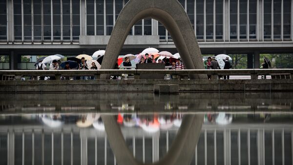 Monumento da Paz em Hiroshima, 25 de maio de 2016 - Sputnik Brasil