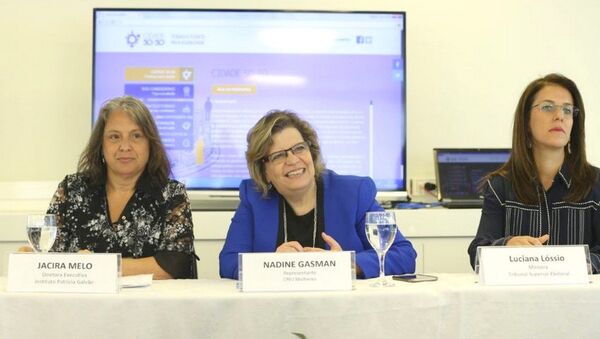 Lançamento da plataforma online Cidade 50-50_Todas e Todos pela Igualdade - Sputnik Brasil
