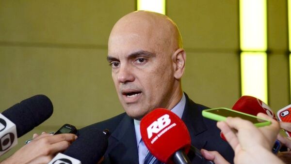 Ministro da Justiça Alexandre de Moraes - Sputnik Brasil