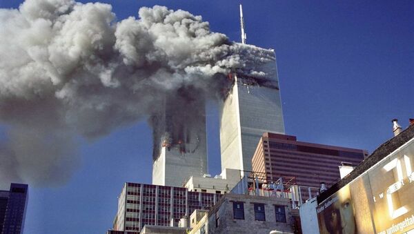 Atentado terrorista 9/11 em Nova York, complexo de edifícios Centro de Comércio Internacional - Sputnik Brasil